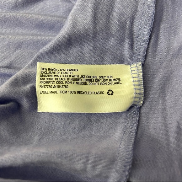 NWOT Isabel by Ingrid+Isabel Midi/Maxi Lilac Maternity Dress Ruffles Sz L - Picture 10 of 12